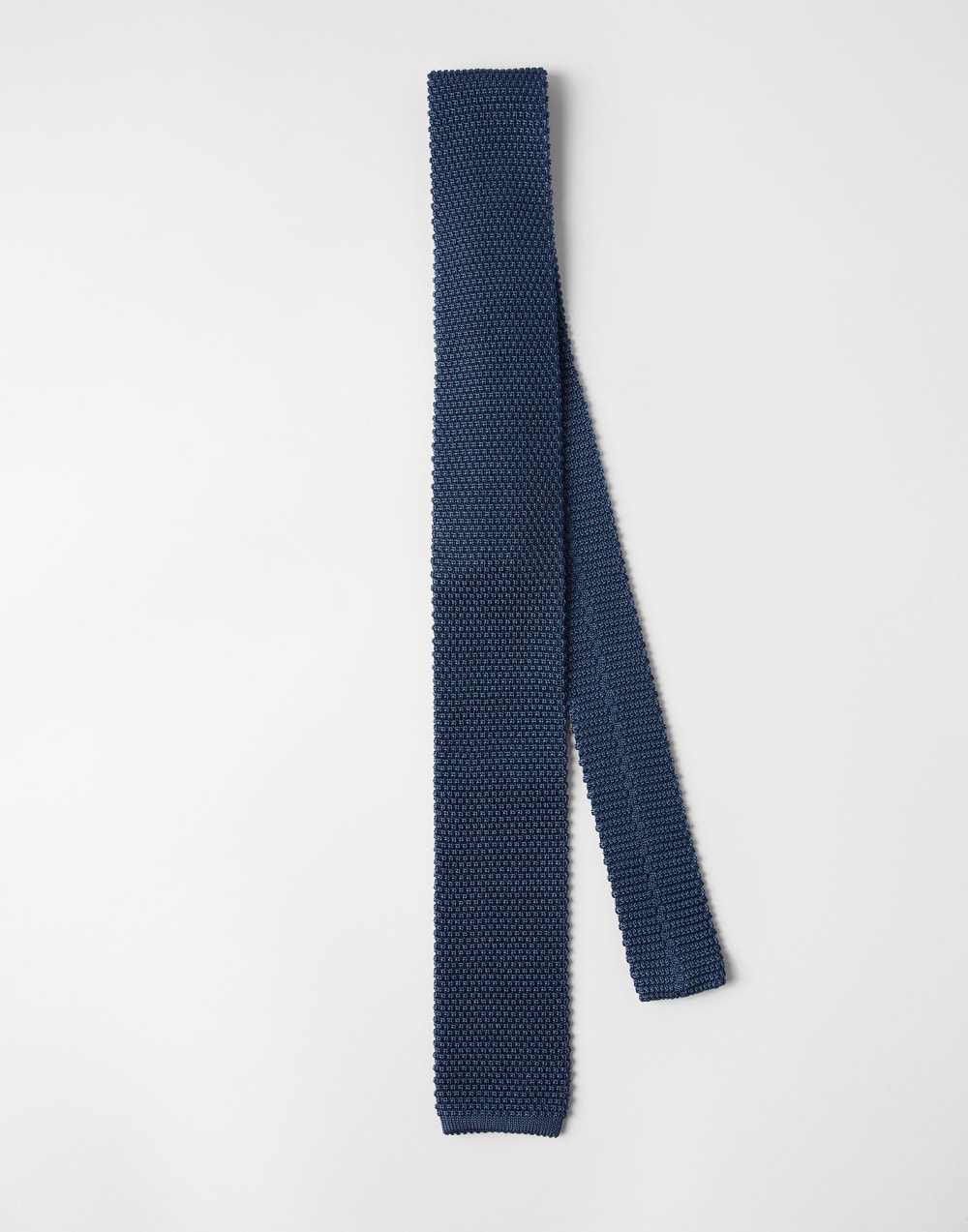 Knit necktie Denim Man - Brunello Cucinelli