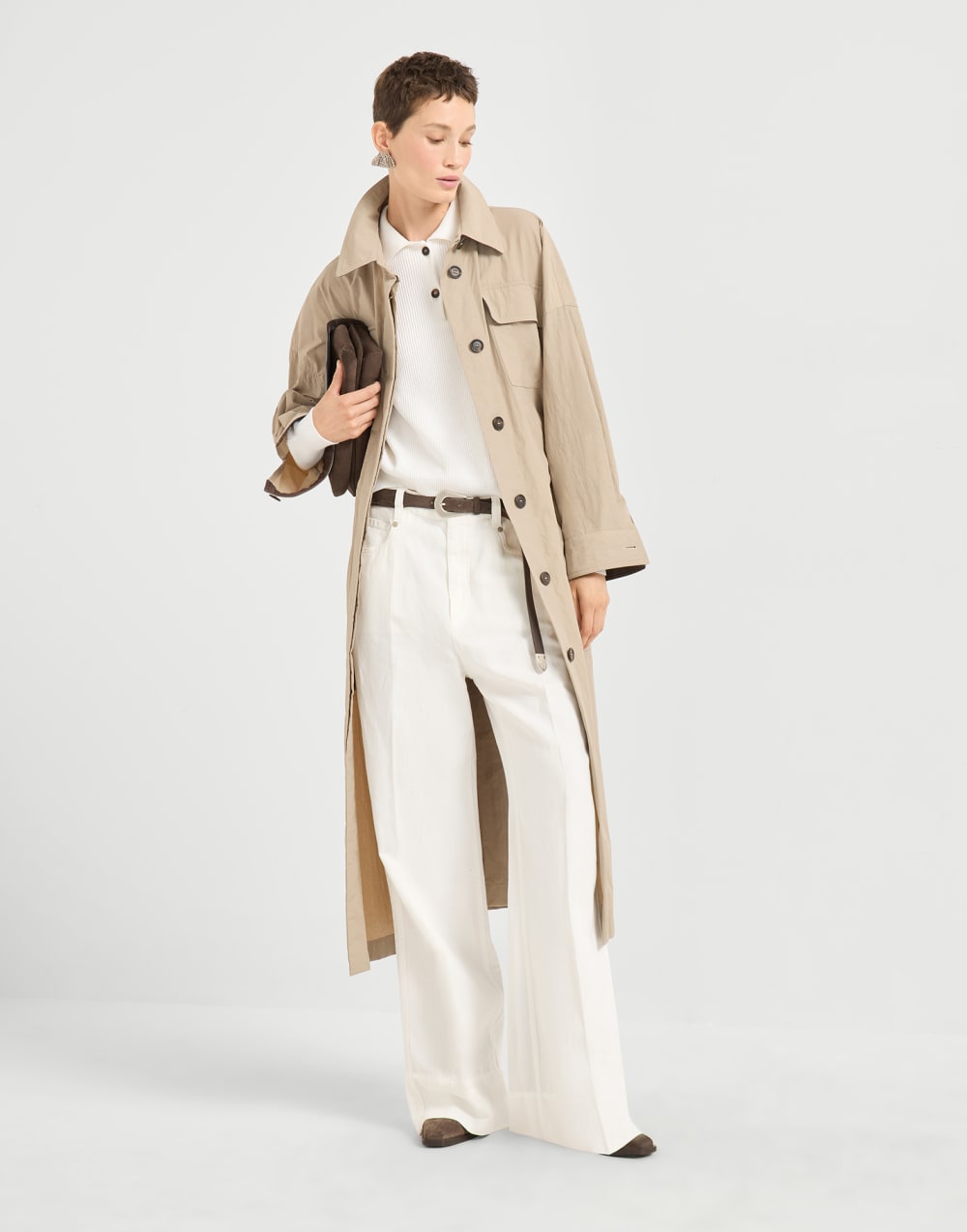 Polo-style sweater Panama Woman - Brunello Cucinelli