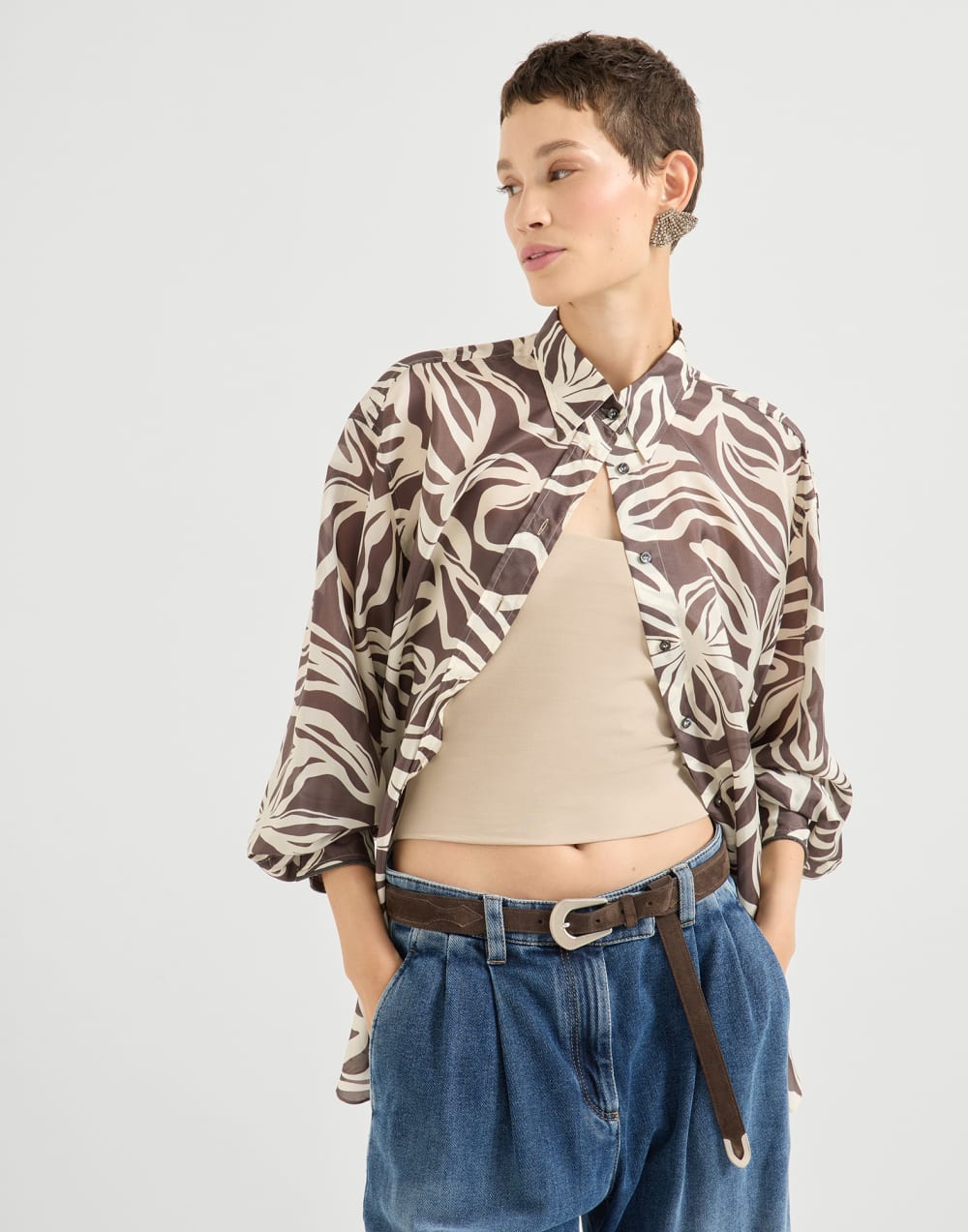 抹胸上衣 米黄 女款 - Brunello Cucinelli