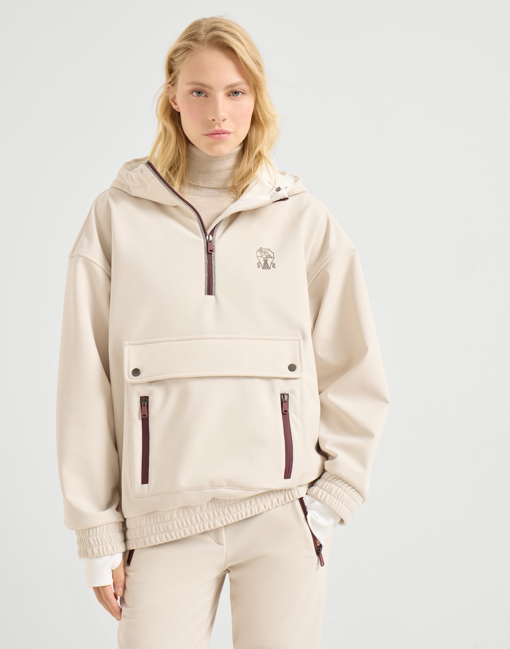 Mountain outerwear jacket Panama Woman - Brunello Cucinelli