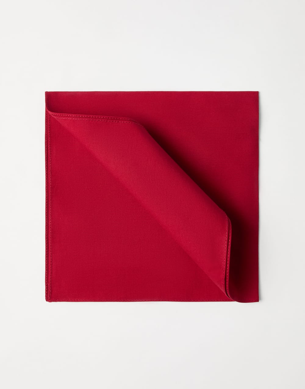Cotton pocket square Red Man - Brunello Cucinelli