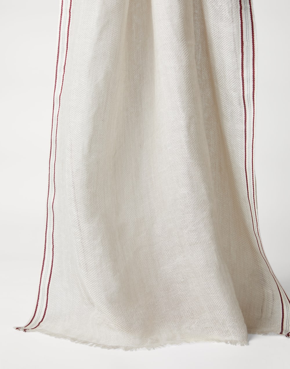 Шарф с кромкой-селвидж Панама Мужчина - Brunello Cucinelli