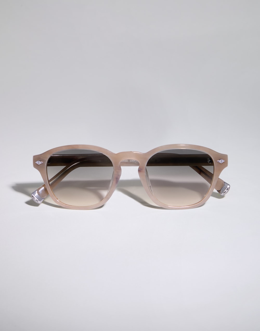 Lunettes de soleil rondes en acétate Cashmere Beige Lunettes - Brunello Cucinelli
