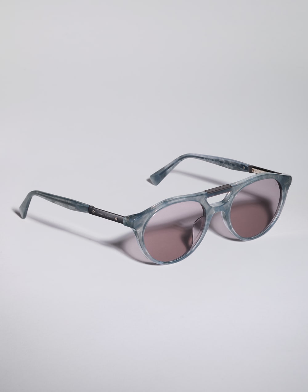 Gafas de sol de acetato Cashmere Gris Gafas - Brunello Cucinelli