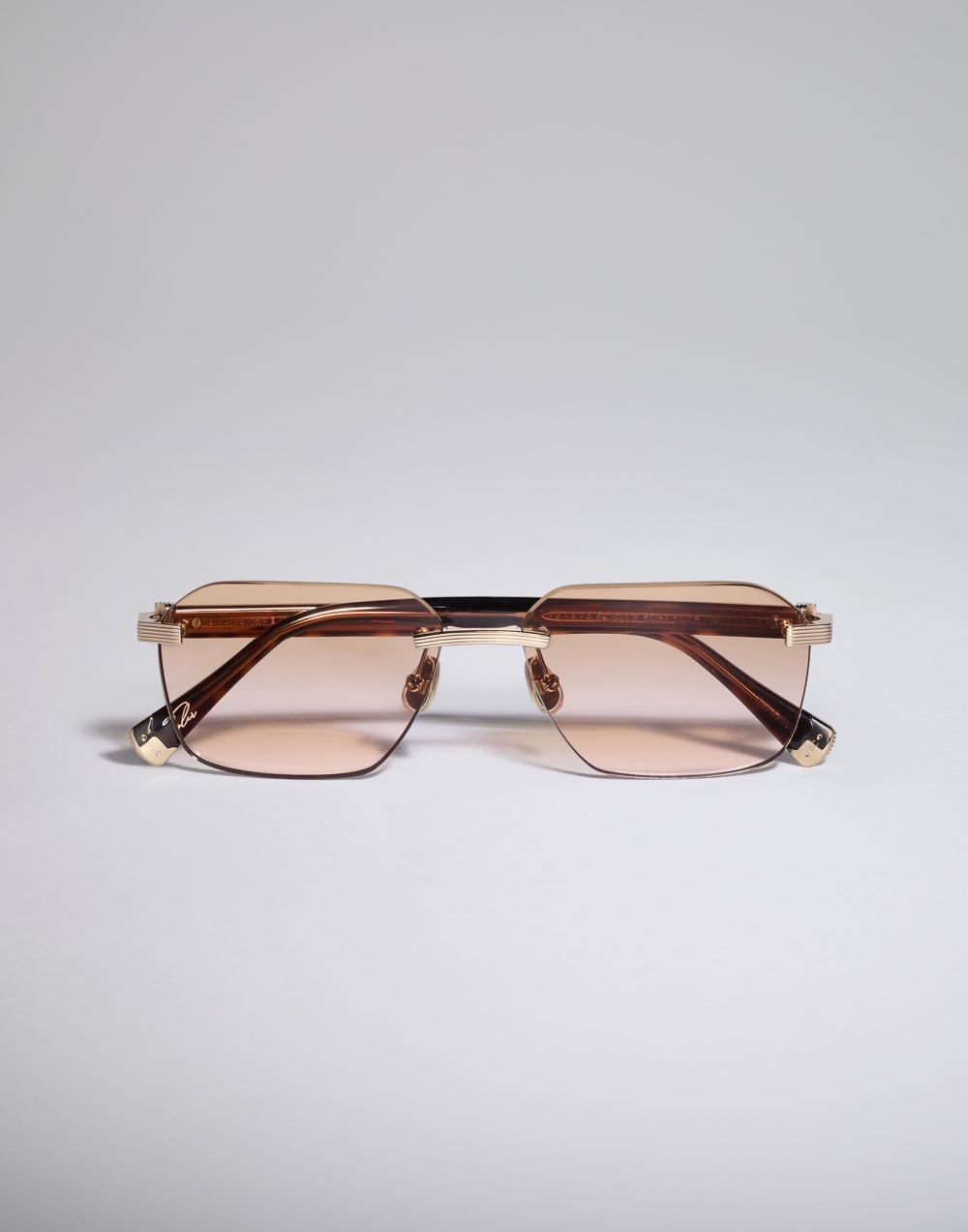 Occhiale Tyler in titanio placcato oro 18k Oro Occhiali - Brunello Cucinelli