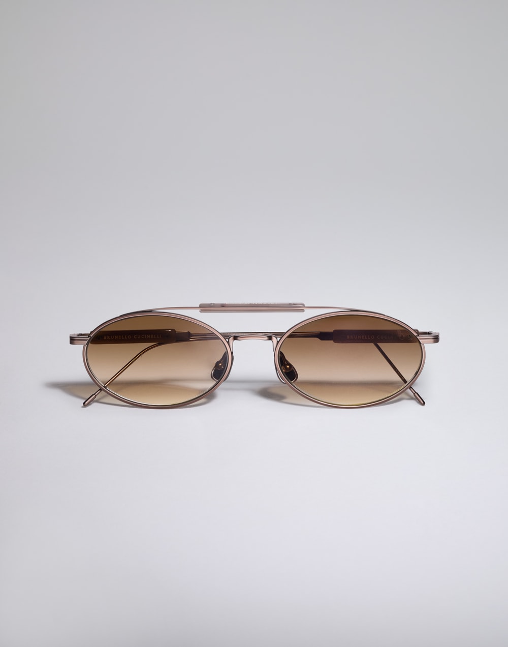 Lunettes de soleil en titane Or Rose Lunettes - Brunello Cucinelli