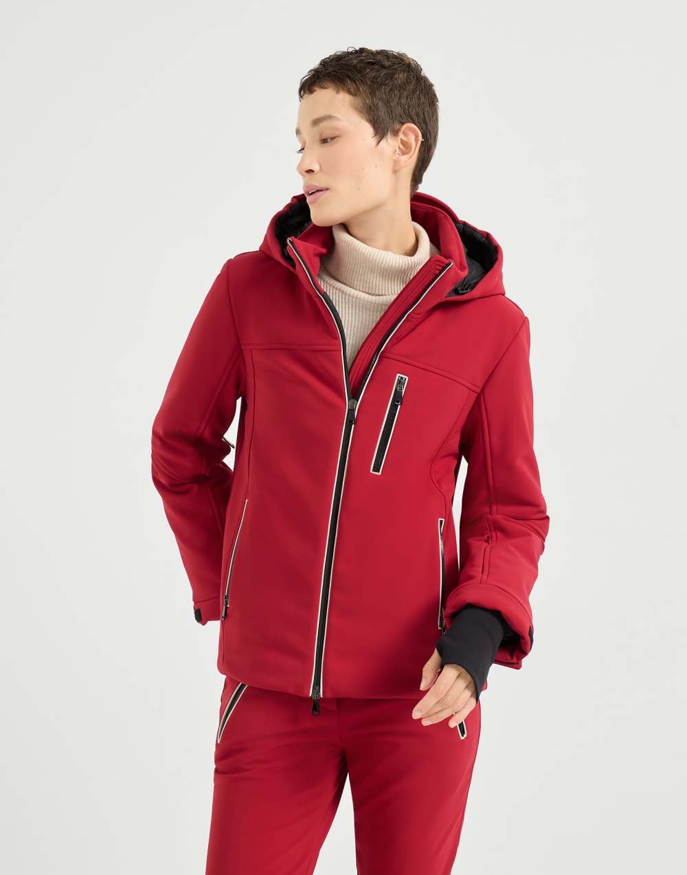 Mountain outerwear jacket Red Woman - Brunello Cucinelli