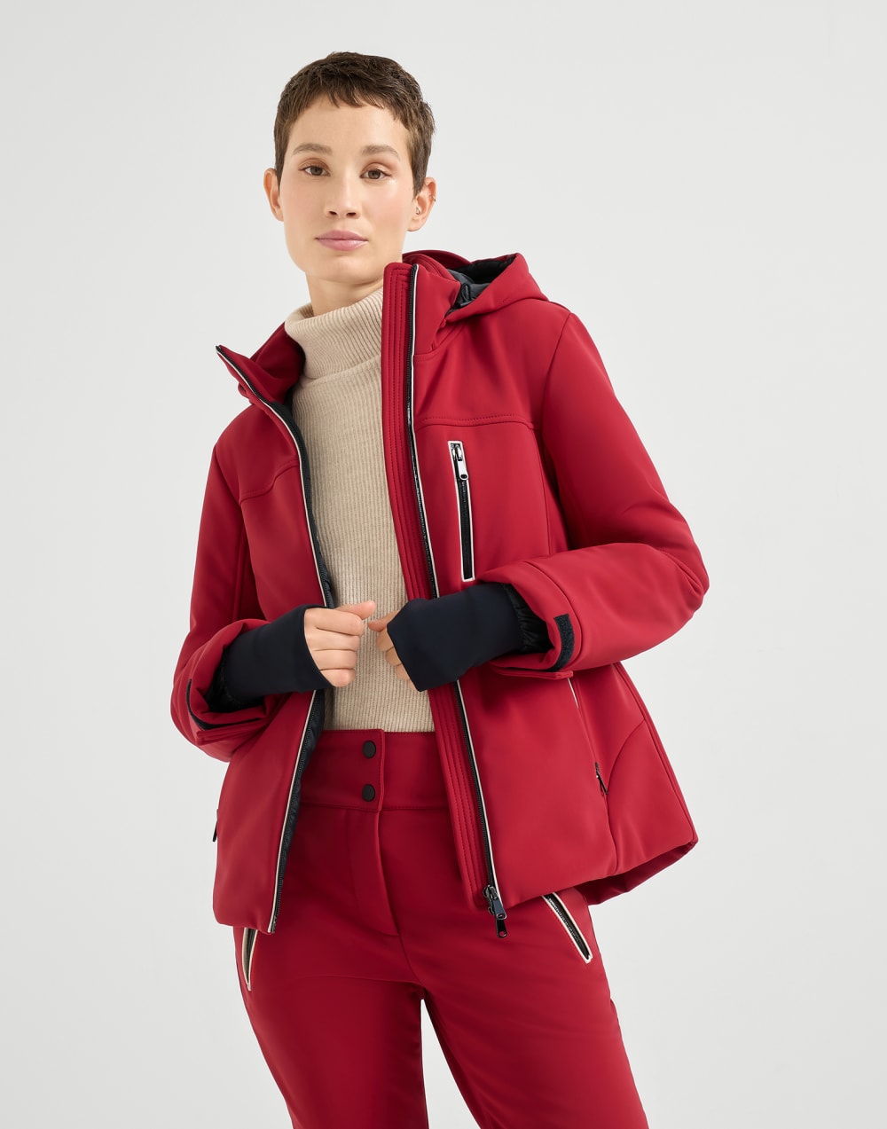 Mountain outerwear jacket Red Woman - Brunello Cucinelli