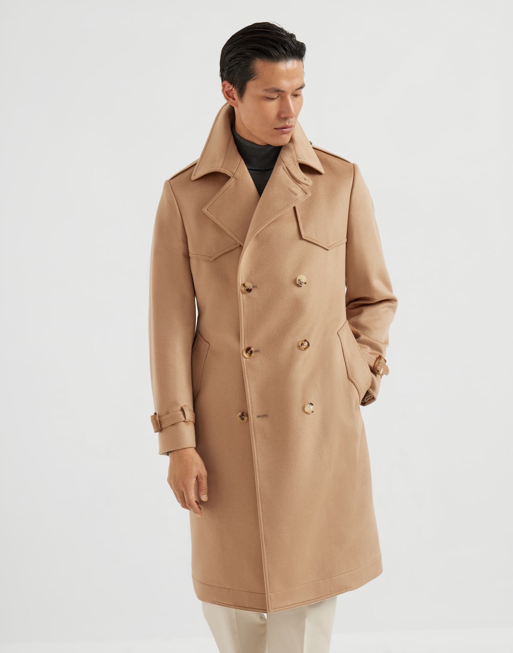 Trench coat Beige Man - Brunello Cucinelli