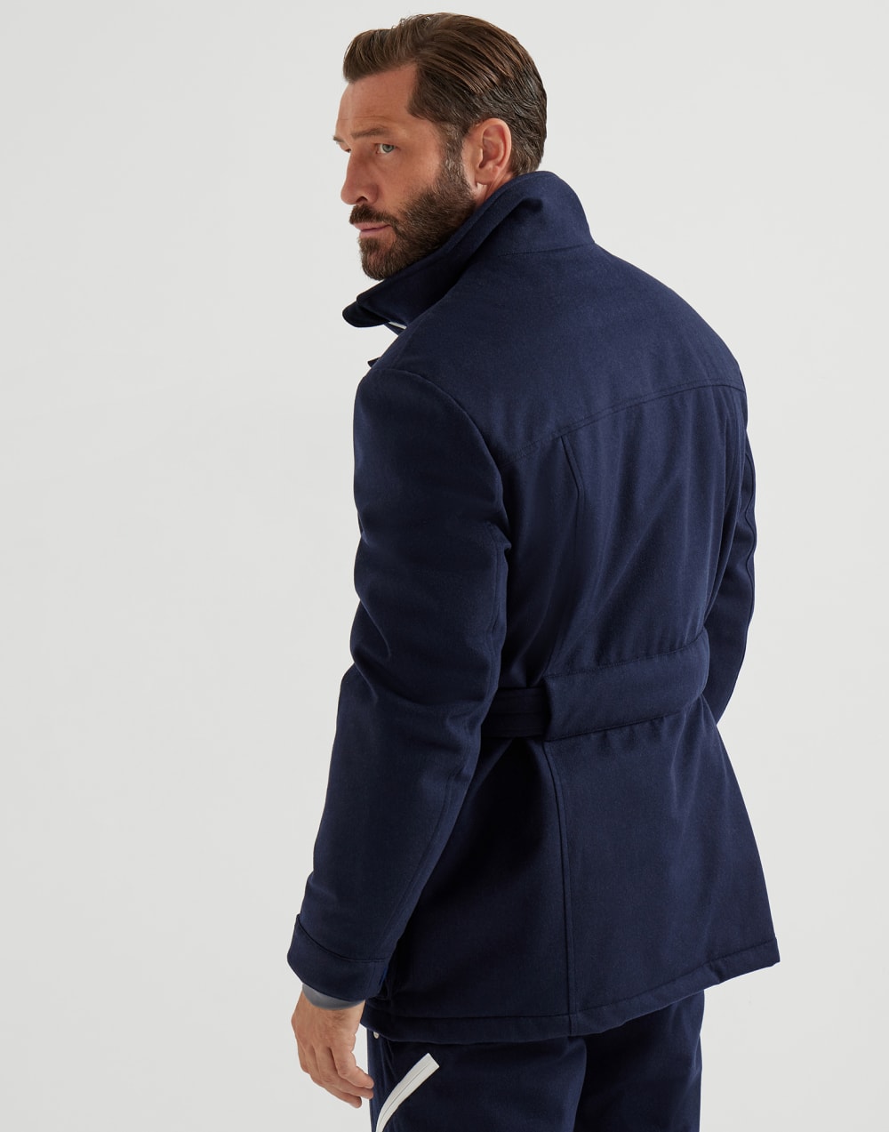 Mountain safari jacket Blue Man - Brunello Cucinelli