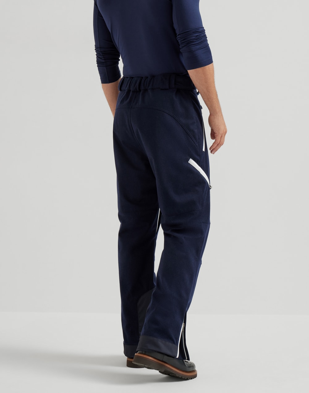 Mountain trousers with padding Blue Man - Brunello Cucinelli