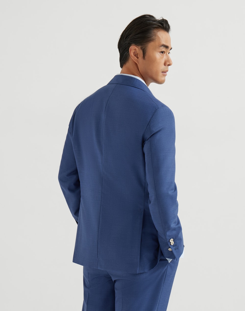 Deconstructed Cavallo blazer Royale Blue Man - Brunello Cucinelli