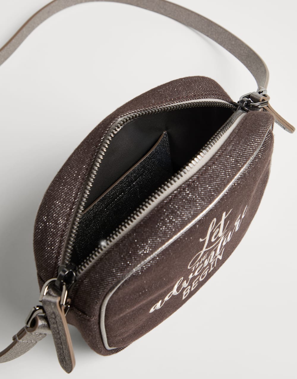 Sparkling denim bag Brown Girls - Brunello Cucinelli