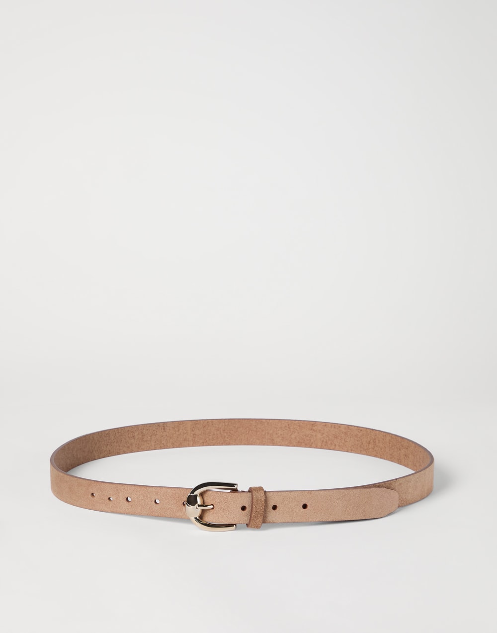 Reversed leather belt Tobacco Man - Brunello Cucinelli