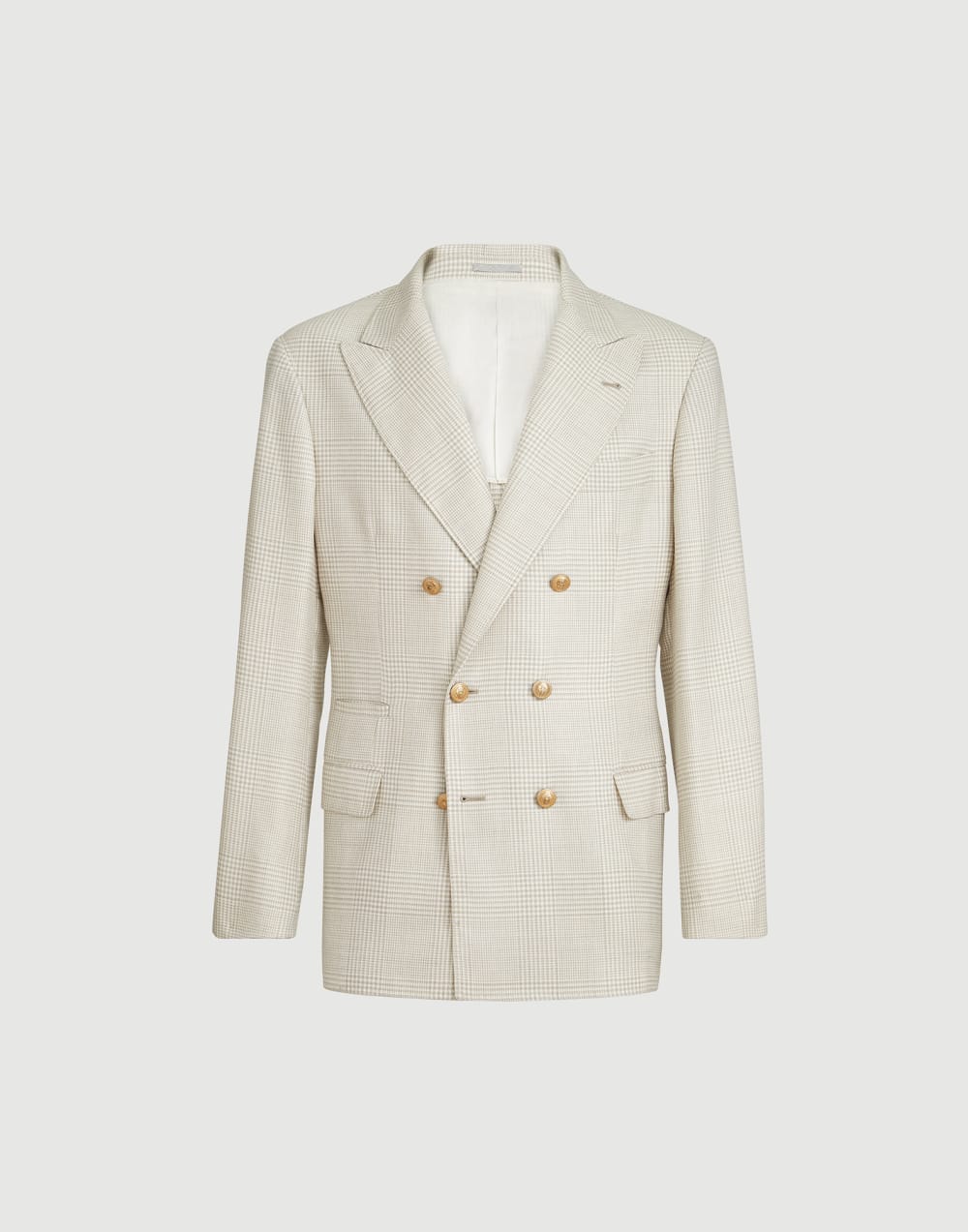 Prince of Wales deconstructed blazer Yuta Man - Brunello Cucinelli
