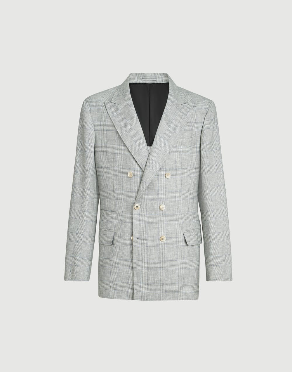 Uconstructed blazer Pearl Grey Man - Brunello Cucinelli