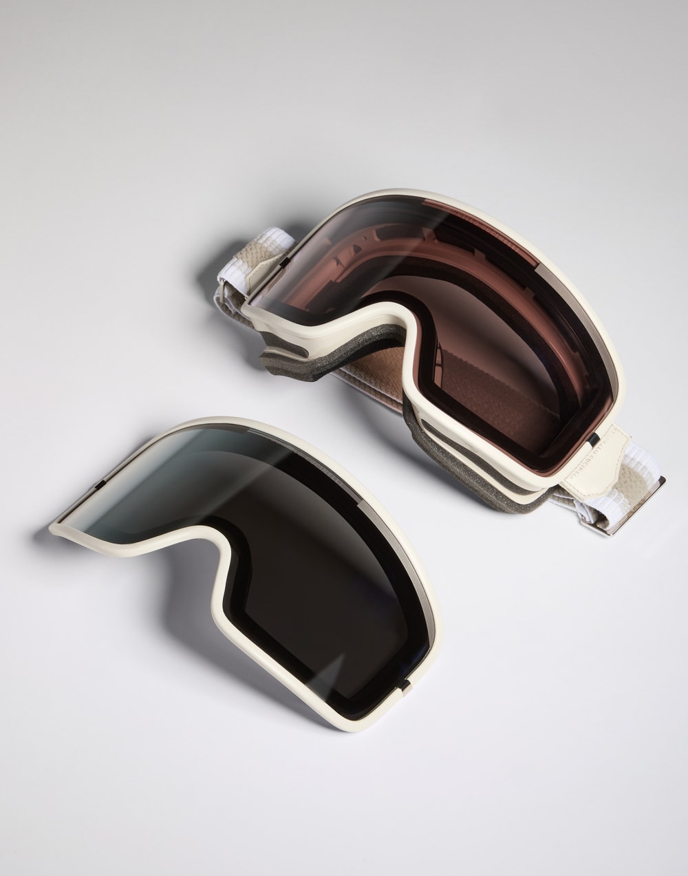 Maschera da sci con lente di ricambio Vaniglia Occhiali - Brunello Cucinelli