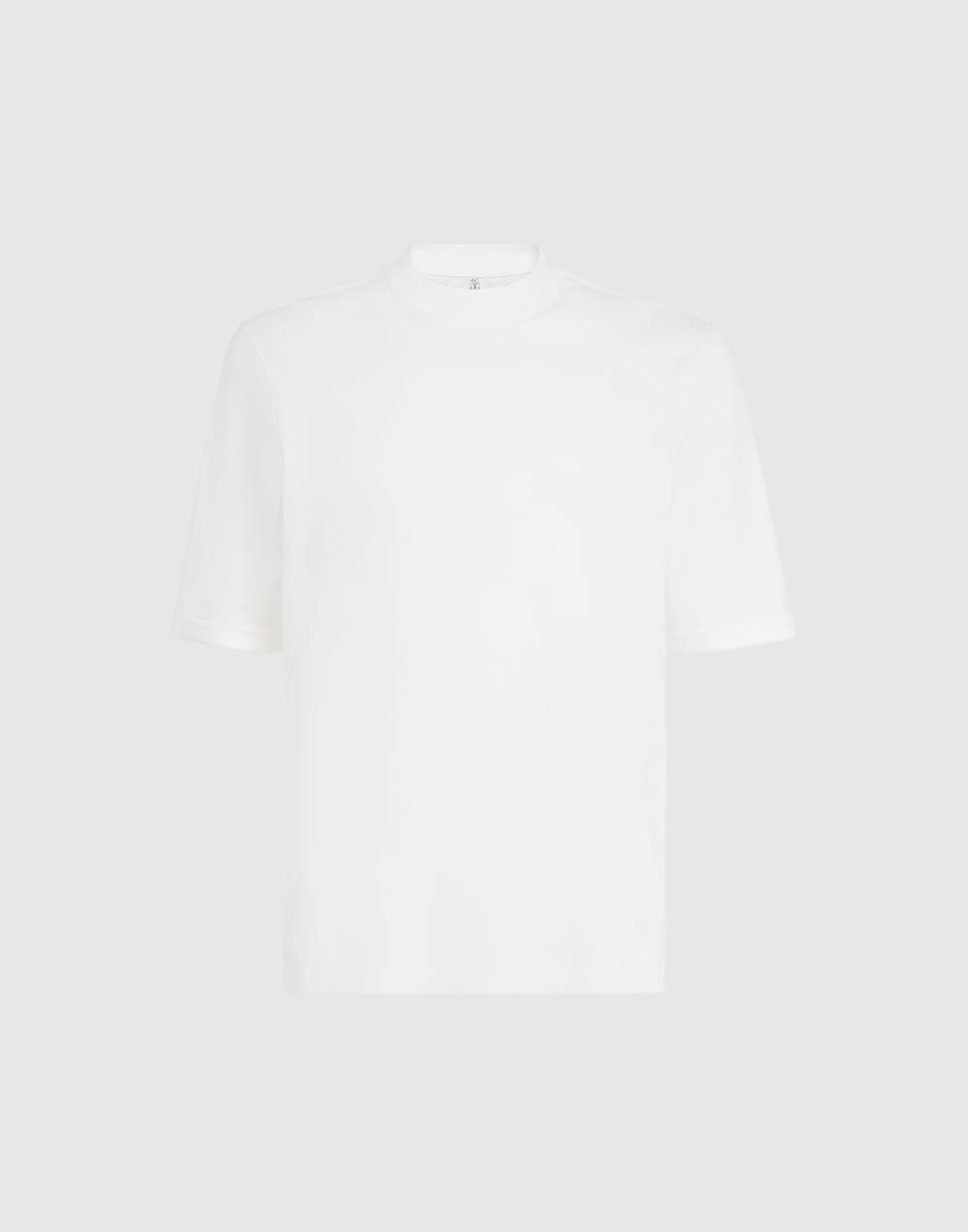 T-Shirt aus Jersey Off-White Herren - Brunello Cucinelli