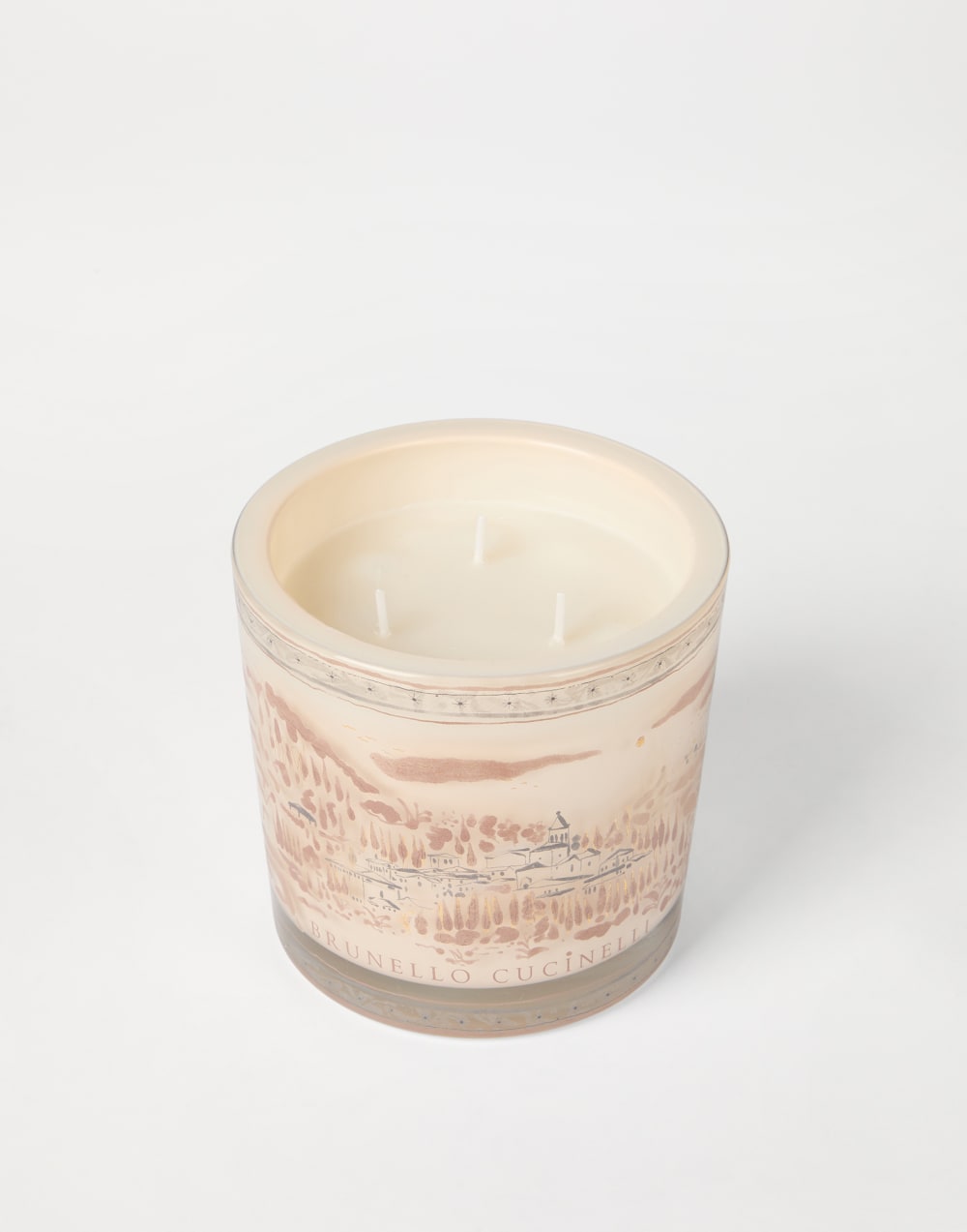 Candle with Solomeo design Milk Lifestyle - Brunello Cucinelli