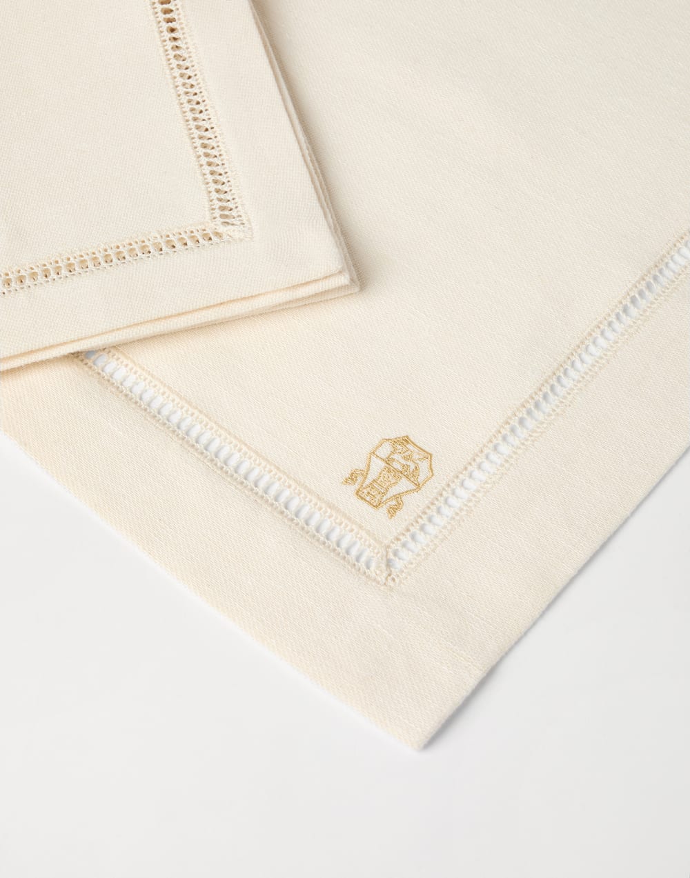 套装餐垫和餐巾 自然色 生活风格 - Brunello Cucinelli