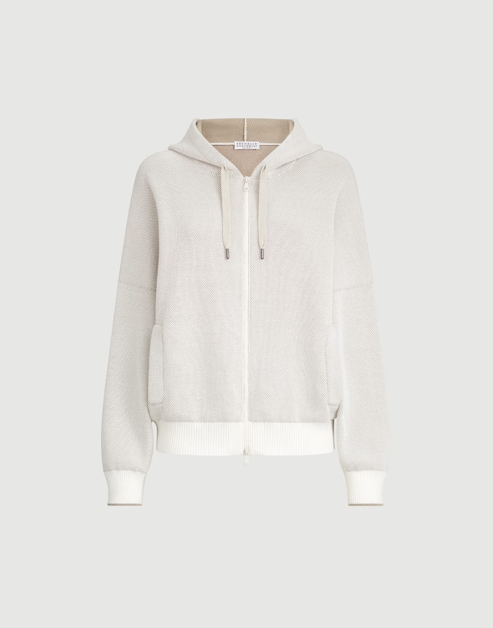 Honeycomb stitch sweatshirt Panama Woman - Brunello Cucinelli
