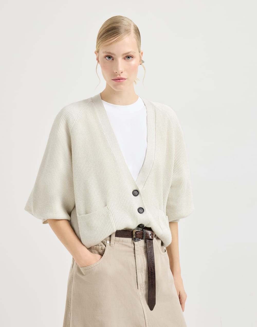 Cashmere cardigan Panama Woman - Brunello Cucinelli