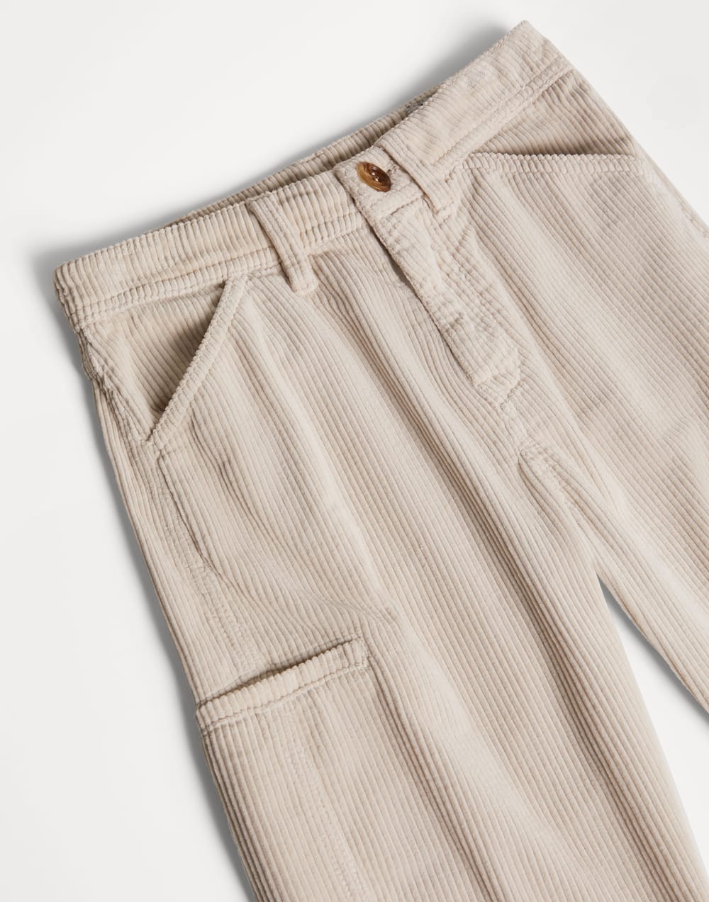 Ergonomic-Hose aus Cordsamt Hellgrau Jungen - Brunello Cucinelli