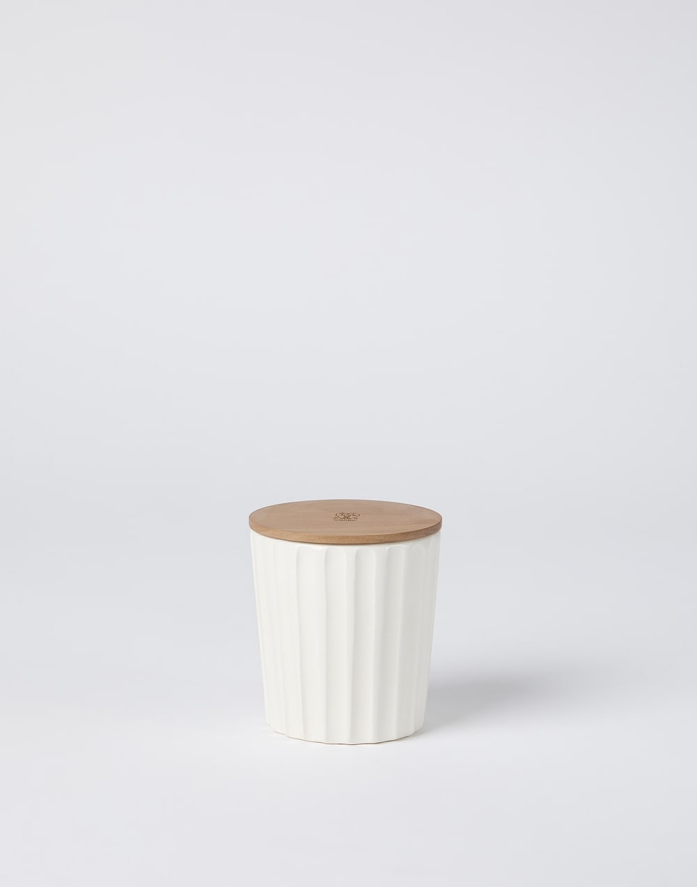 Candle with walnut wood lid Milk Lifestyle - Brunello Cucinelli