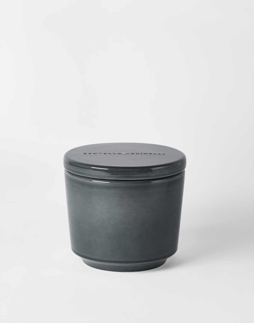 Maxi scented candle with lid Dark Military Lifestyle - Brunello Cucinelli
