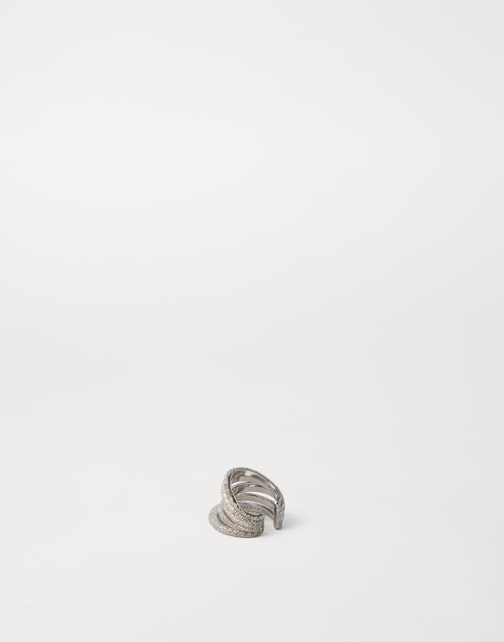 Sterling Silver ear cuff Silver Woman - Brunello Cucinelli