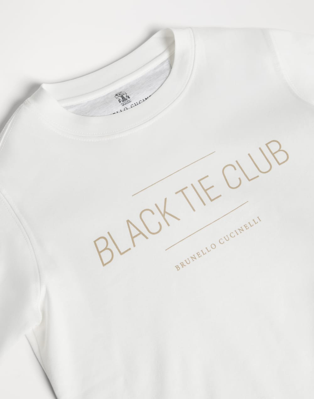 印花T恤衫 巴拿马色 男童 - Brunello Cucinelli