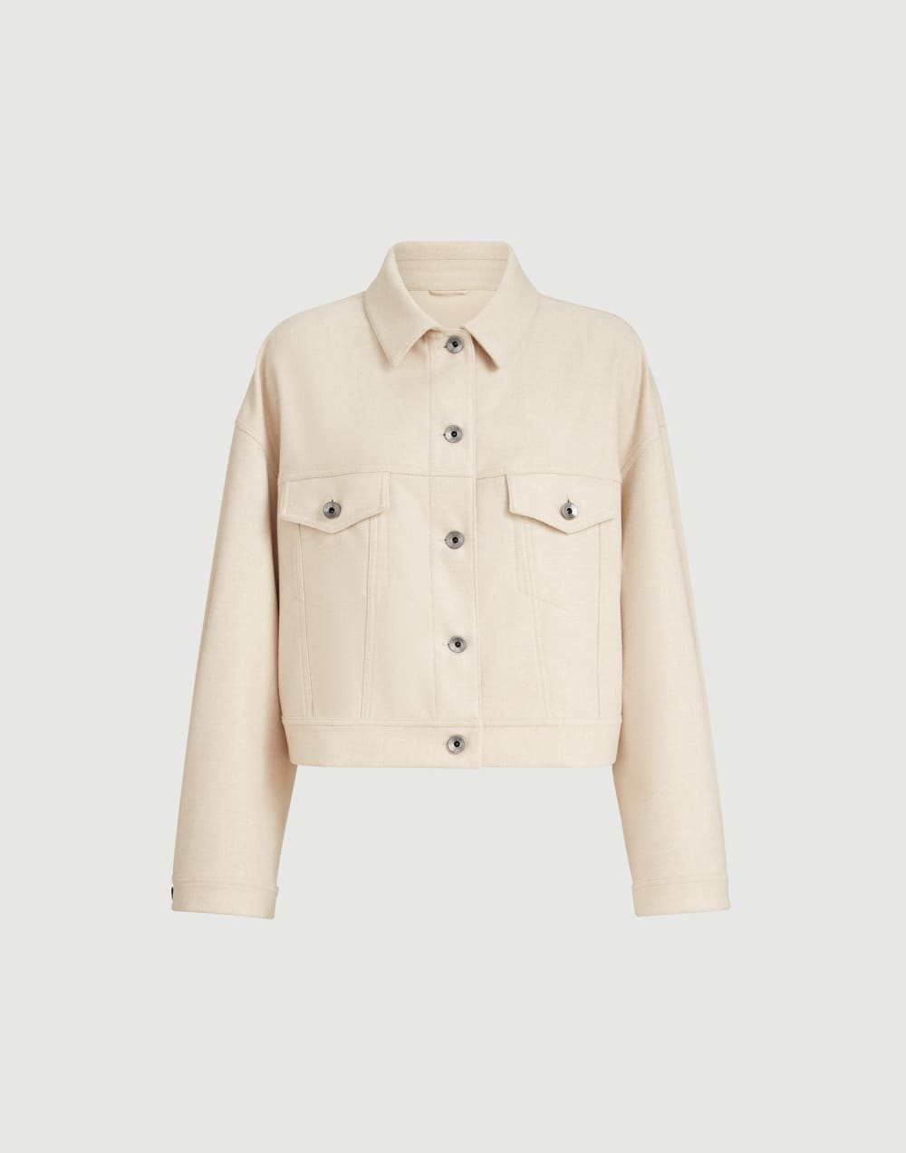 Lightweight cloth outerwear jacket Sand Woman - Brunello Cucinelli