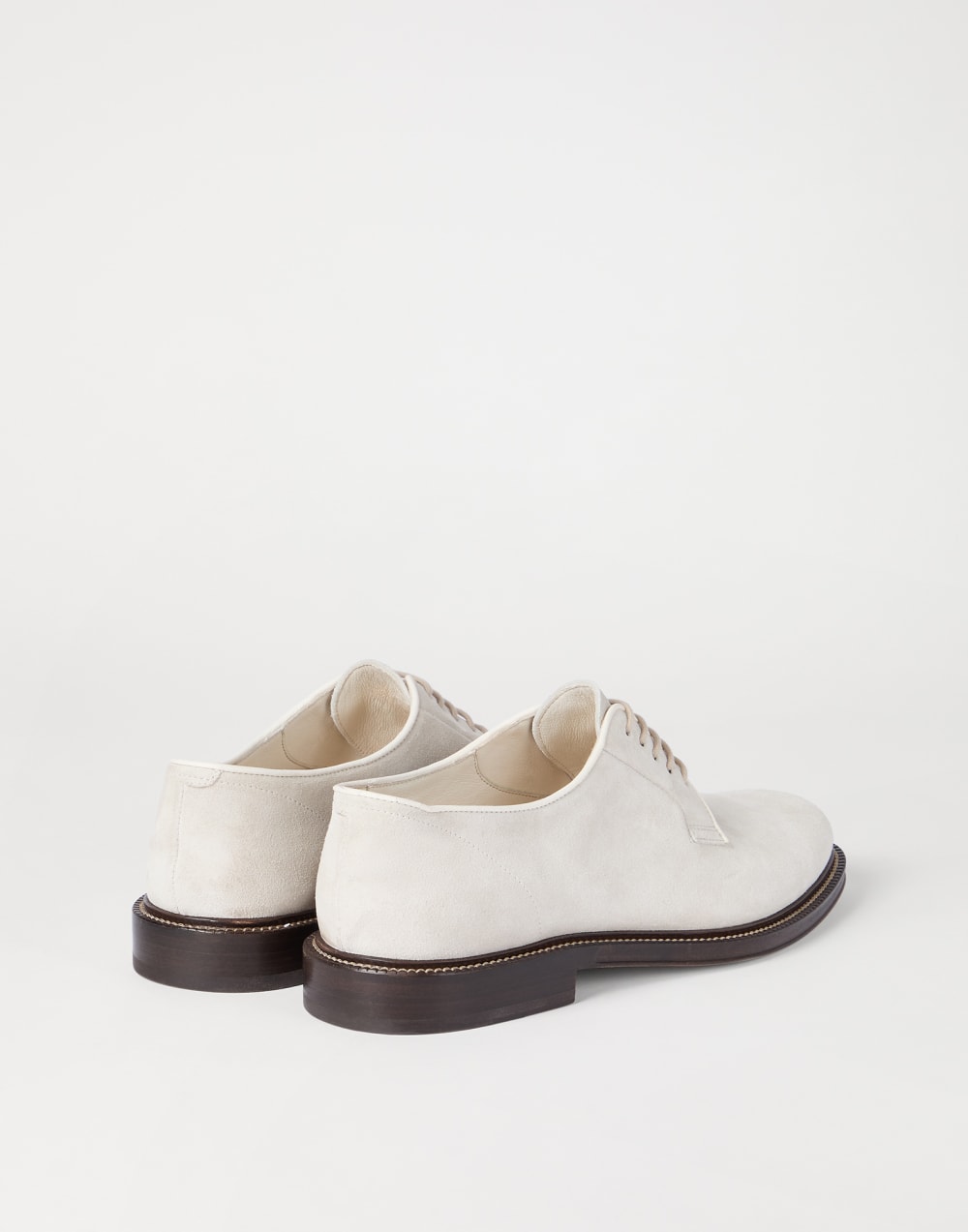 Derbies en cuir de veau retourné Panama Homme - Brunello Cucinelli