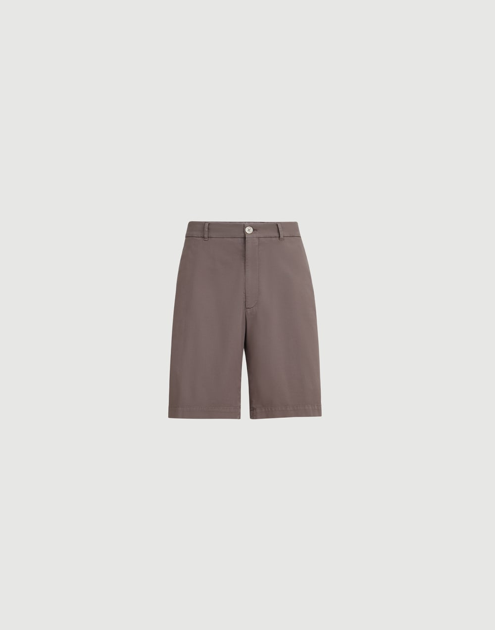 Bermudas de tejido posteñido Avellana Hombre - Brunello Cucinelli