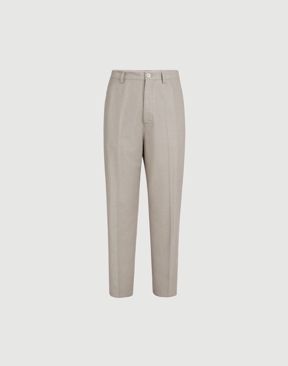Panama trousers Dove Grey Man - Brunello Cucinelli