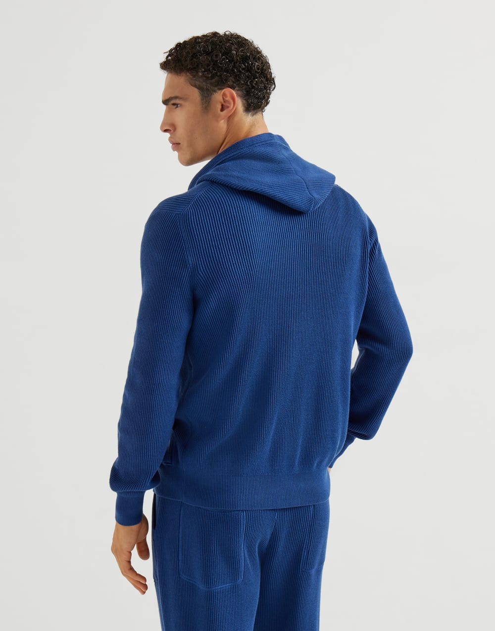 Stricktop Fliegerblau Herren - Brunello Cucinelli