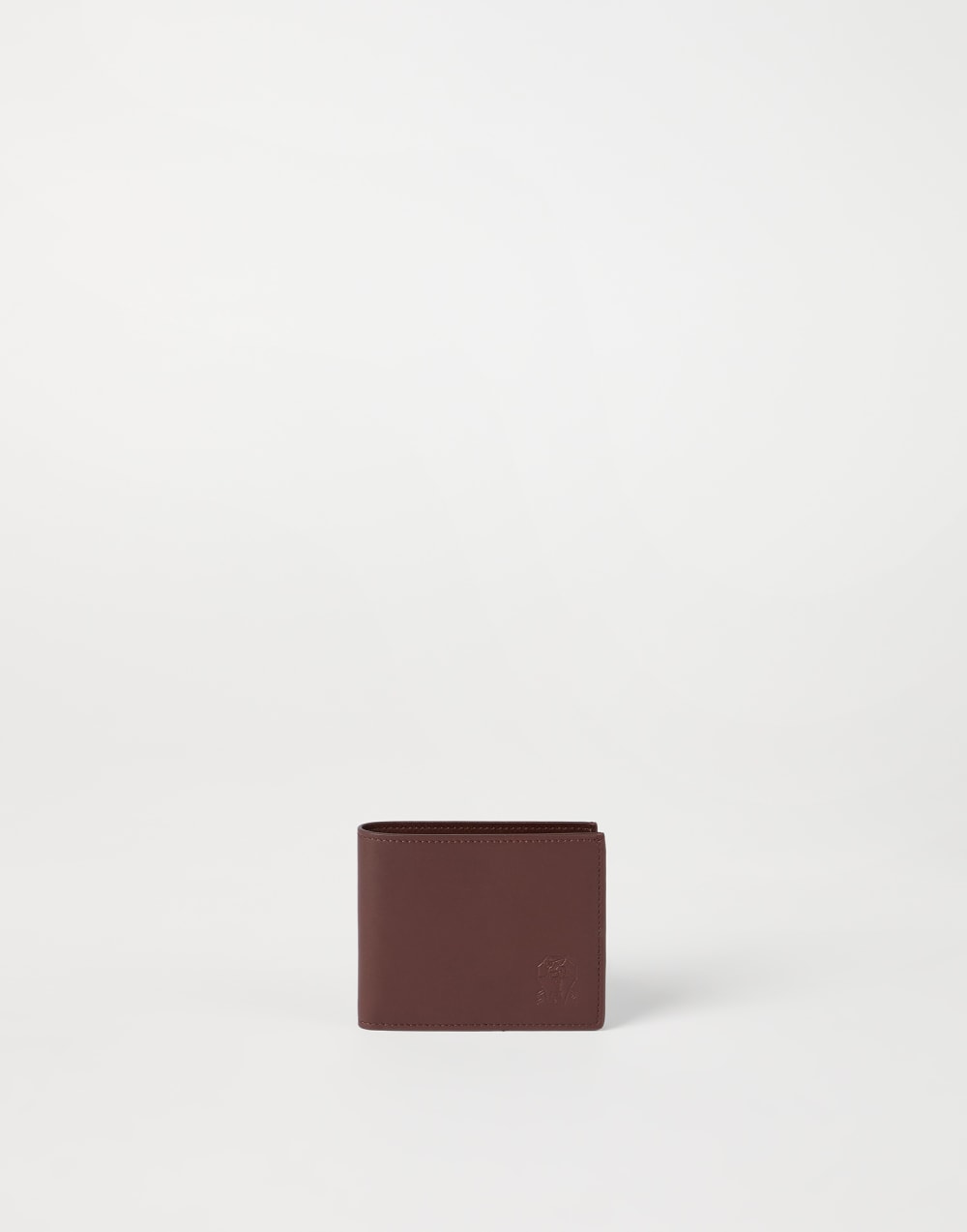 Кошелек из телячьей кожи Коричневый Мужчина - Brunello Cucinelli