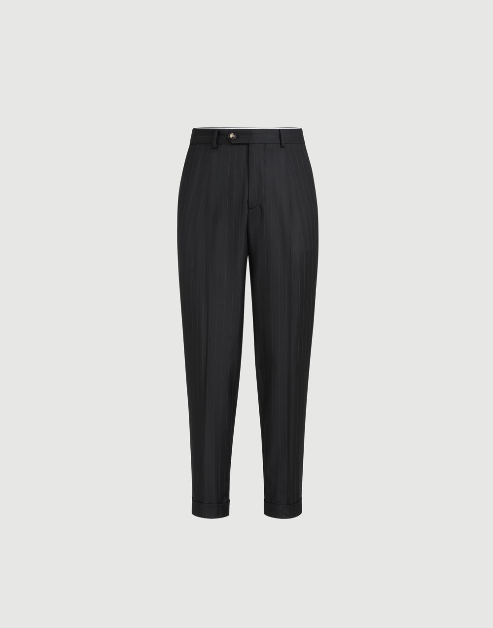 Pantalone gessato Nero Uomo - Brunello Cucinelli