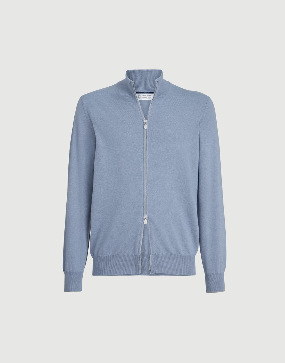 Cashmere cardigan Slate Man - Brunello Cucinelli