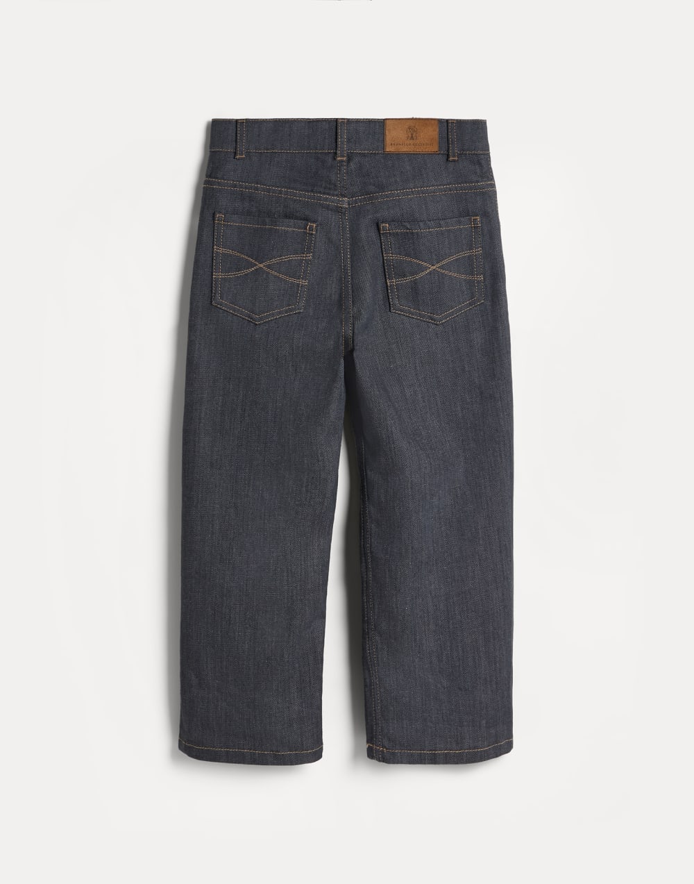 Baggy five-pocket trousers Medium Grey Boys - Brunello Cucinelli