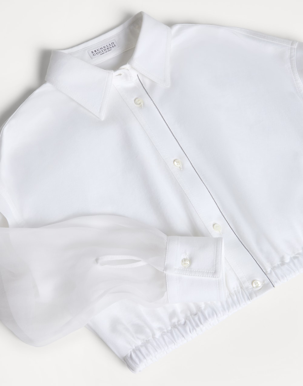 Jersey shirt White Girls - Brunello Cucinelli