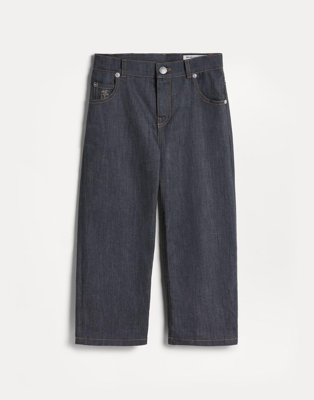 Baggy five-pocket trousers Medium Grey Boys - Brunello Cucinelli
