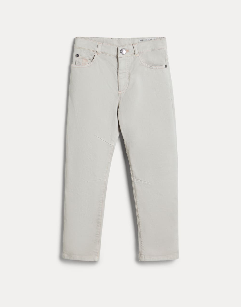 Lightweight denim trousers Light Grey Boys - Brunello Cucinelli
