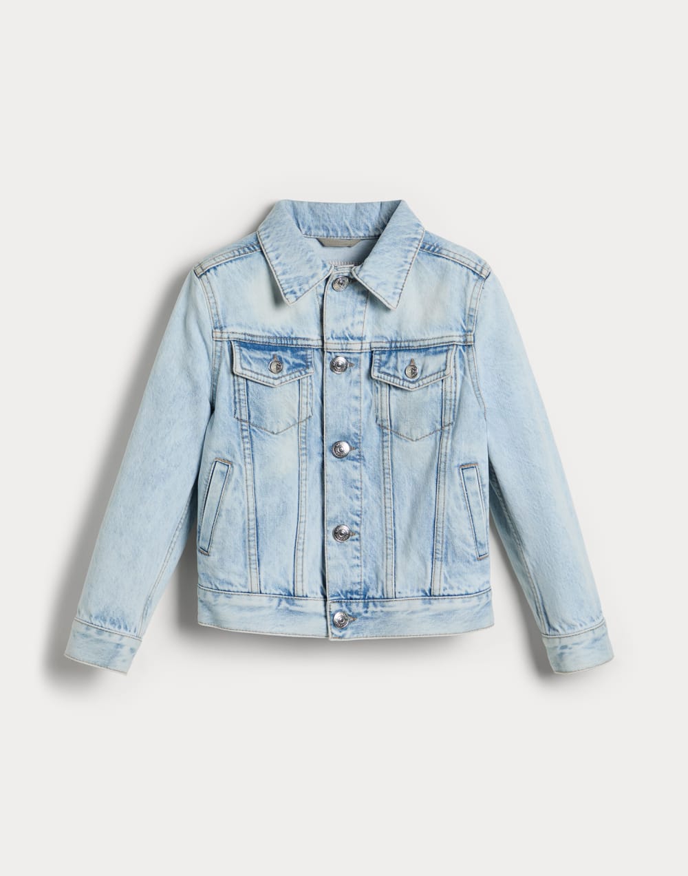 Denim four-pocket jacket Light Blue Denim Boys - Brunello Cucinelli