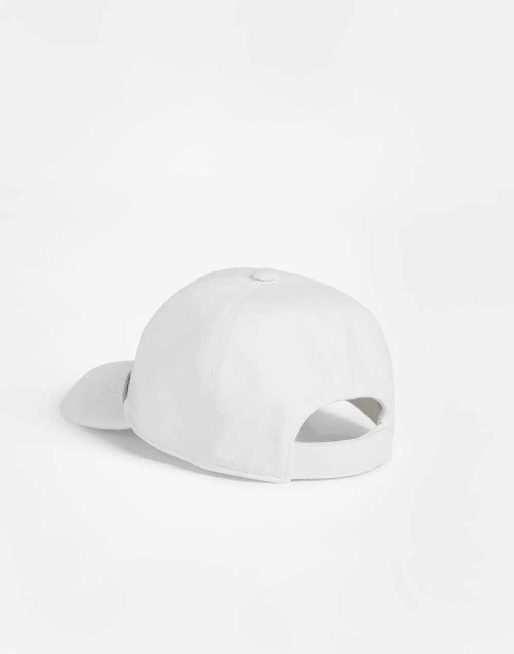 棉质毛圈布蓝球帽 白色 女童 - Brunello Cucinelli