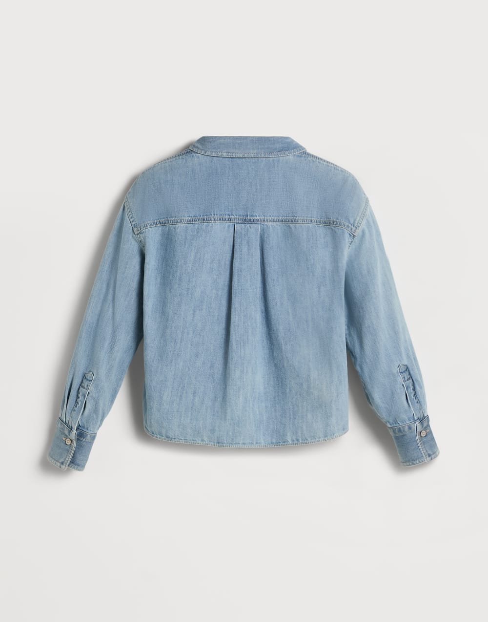 薄牛仔布衬衫 很浅色的牛仔布 女童 - Brunello Cucinelli