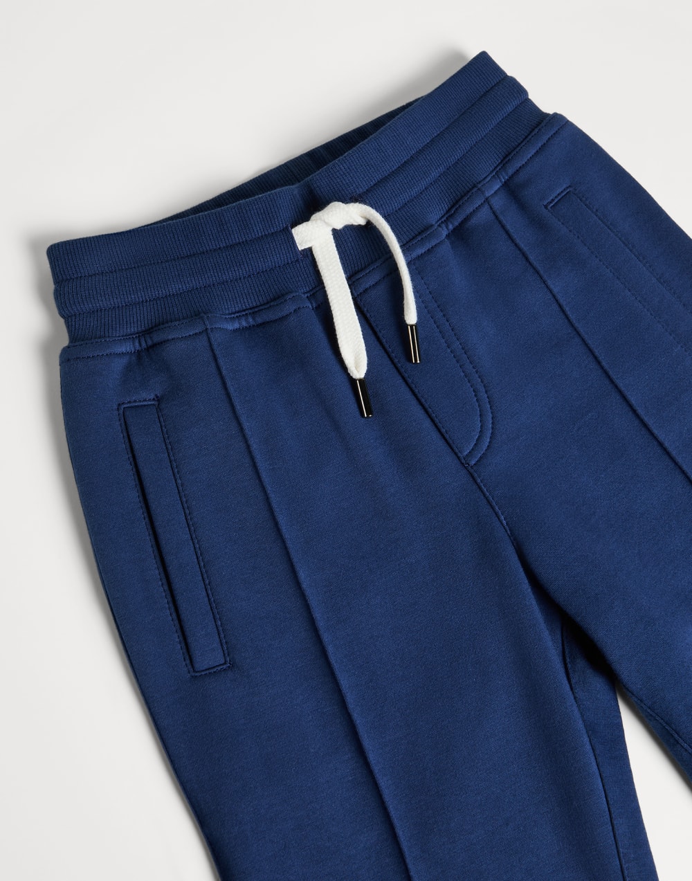French terry trousers Blue Boys - Brunello Cucinelli