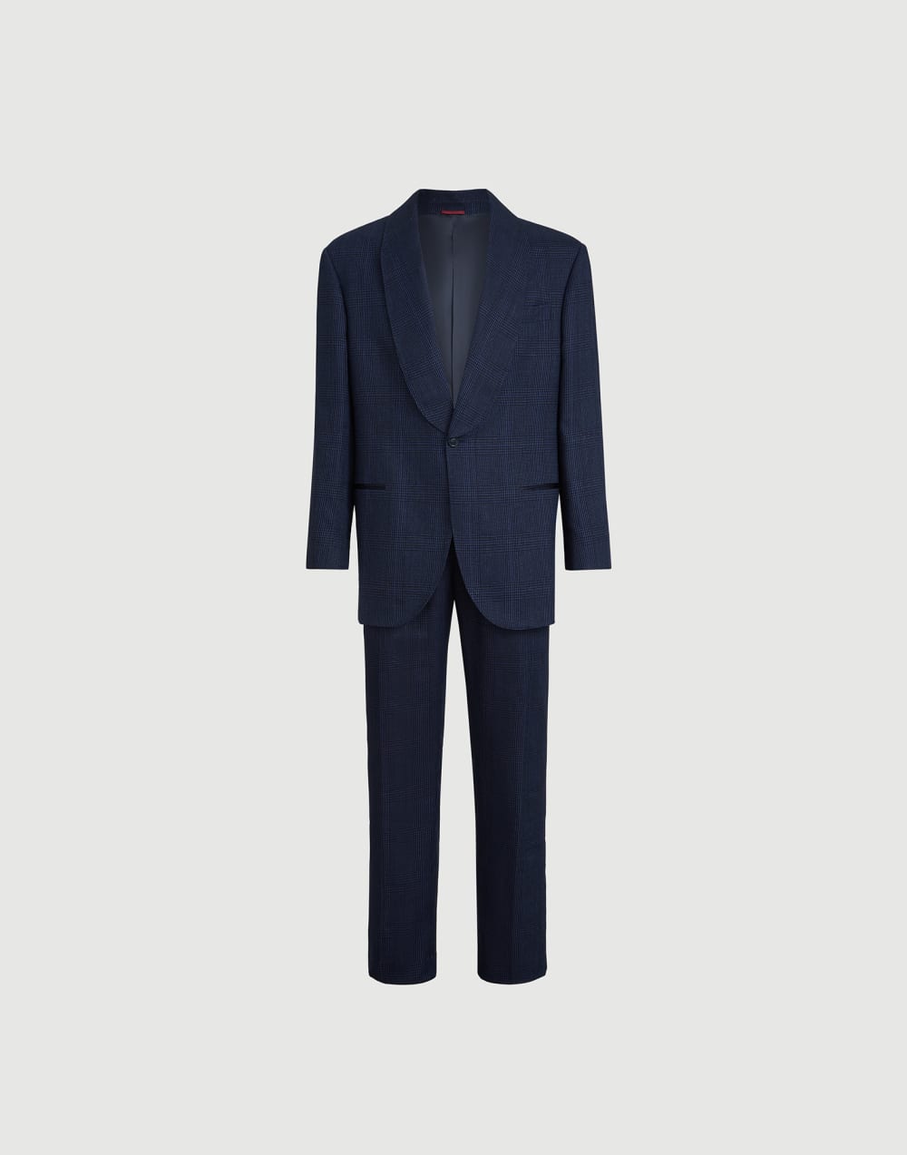 Tuxedo with shawl lapel Navy Blue Man - Brunello Cucinelli