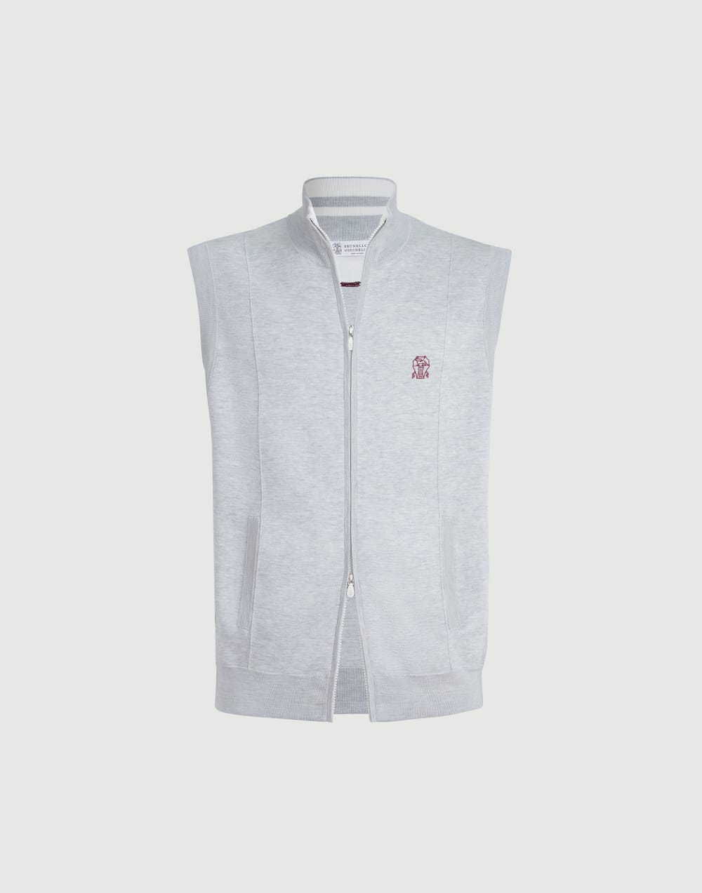 Double knit vest Pebble Man - Brunello Cucinelli