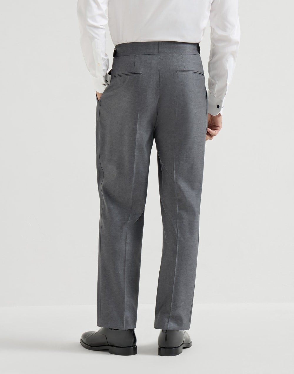 Tuxedo trousers Medium Grey Man - Brunello Cucinelli